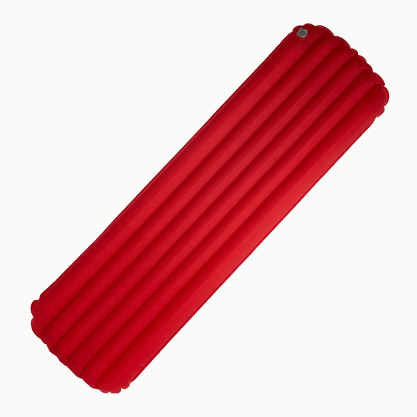 Ковер надувной утеплённый BTrace AirMat Tube (183*51*8см, Красный)